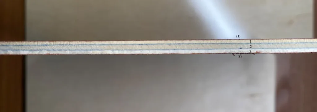 Five-layer plywood